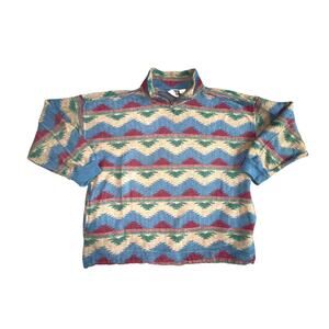 Vintage 90s Nuovo County Seat Men's Pullover Sweater Southwestern Aztec Medium